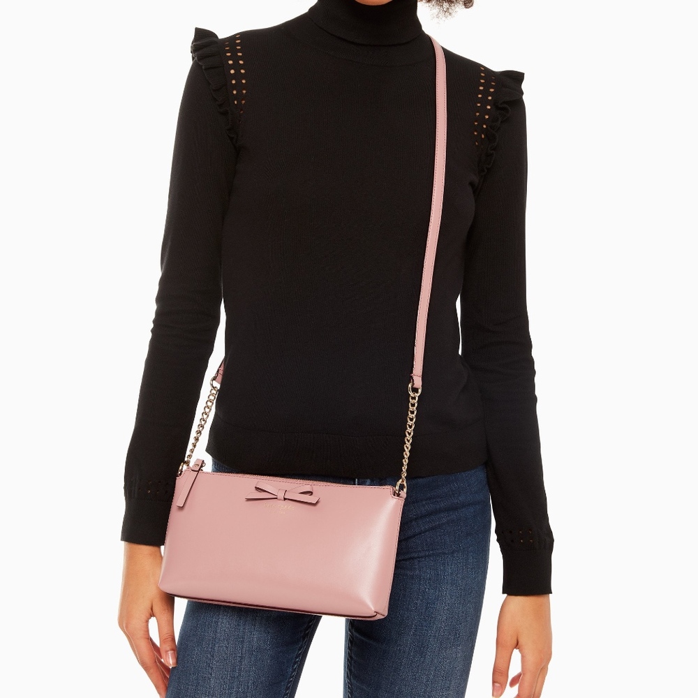 NWT KATE SPADE Sawyer St. Declan Crossbody, Peony - Picture 3 of 7